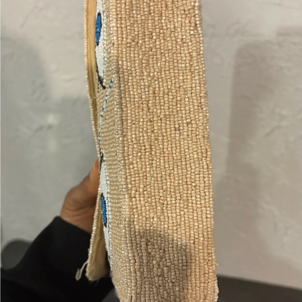 America & Beyond *FLAWED Celestial Evil Eye Beaded Bag Viral Blogger Favorite - Picture 7 of 10